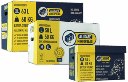 Moving boxes and packing materials